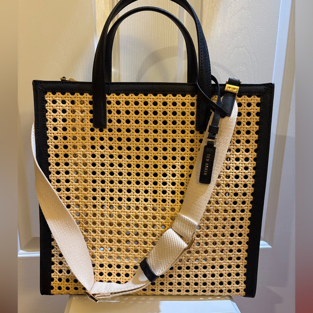 Ted Baker Flo June straw tote